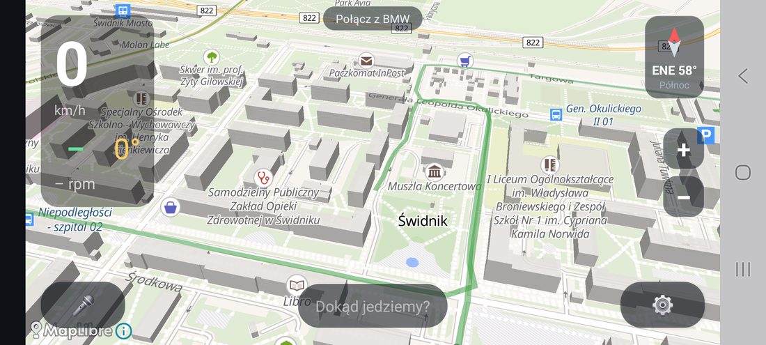 MotoMap: wektorowa mapa 3D z budynkami